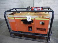 Kubota SQ3200-AUS 20 Kva,Fork Attachable skid mounted, Kobuta Engined Generator, s/n SQ-3200,3 phase,415 & 240 volt outlets,current 27.8 amps,TAIYO electric Generator, s/n G08032. dimension 1675mm x 780mm x 970mm. Year: 2006, S/N: G08032, Hours: 9000