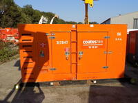 Cummins Onan 50DGCB 56 kVa Fork Attachable Skid-Mounted Diesel Engine Generator, 110 to 415 volts,50Hz, 1500rpm with Cummins Series B 4-cylinder engine, mcb/rcd protected alternator and Power Command control panel,gross weight 2750Kg, dimensions 330mm x 1