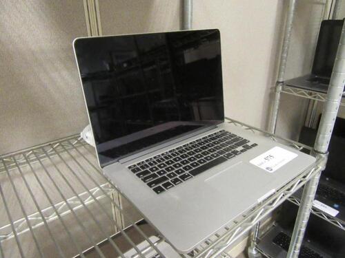 APPLE MACBOOK PRO A1398 RETINA 15" INTEL CORE I7 2.7 GHZ, 16GB RAM, 500GB HARD DRIVE