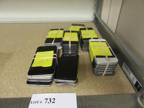 (LOT) ASST'D APPLE UNLOCKED IPHONES, (1) APPLE IPHONE 6+ PLUS A1522, (8) APPLE IPHONE 6 A1549, (18) APPLE IPHONE 5 A1533, (1) APPLE IPHONE 4 A1387 AND