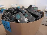 (LOT) 285 NORTEL M3904 CHARCOAL PHONES