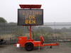 A1 Roadlines DH1000 1RFPCMS-3 Single Axle Trailer-Mounted Solar Powered Dot Matrix Variable Message Sign, 2.5Mtr x 1.6Mtr, with 4-BP solar panels hydraulic sign rise & fall, stabiliser leg and Ver-Mac controls. Year: 1999, S/N: 6FL112233X1000517, Hours: 