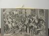 ANTIQUE PRINT COPPER ENGRAVING BY GIULIO BONASONE (1949-1580) "THE TROJANS HAULING THE WOODEN HORSE INTO TROY" - 2