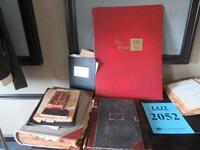 RETAIL DEPARTMENT STATISTICS BOOK 1867,1885 , REAL STATISTICS BOOK 2, SALUTE TO CARSONS 100TH YEAR BOOK, NOTIONS BOOK, ADIS BOOK