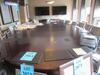 20' X 12' OVAL CONFERENCE TABLE WITH (2) CREDENZAS - 2