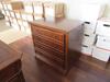 HOOKER WOOD DESK WITH CREDENZA, (2) LATERAL FILING CABINETS, AND (1) 96" X 42" CONFERENCE TABLE - 4