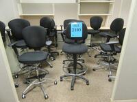 (10) ASST'D OFFICE STOOLS