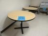 (3) 42" ROUND KITCHEN TABLES