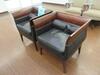 (2) NIEDERMAIER LEATHER CHAIRS - 2