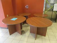(2) 42" ROUND TABLE AND (2) 36" ROUND TABLES