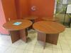 (2) 42" ROUND TABLE AND (2) 36" ROUND TABLES