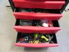 RUBBERMAID TOOL BOX WITH ASST'D POWER AND HAND TOOLS - 2