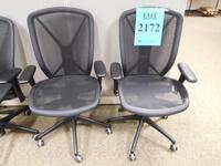 (7) TUNG YU BLACK MESH OFFICE CHAIRS