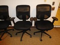 (12) BLACK MESH OFFICE CHAIRS