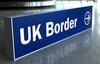 Rare Illuminated 'UK Border' Sign - 3