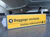 Illuminated Baggage & Airline Information Sign