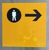 Male Symbol Direction Sign
