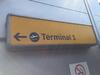 Illuminated ‘Terminal 1’ Direction Sign - 3