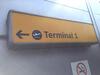 Illuminated ‘Terminal 1’ Direction Sign - 4