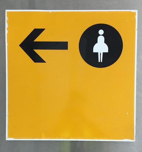 Female Symbol Direction Sign