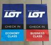 Polish Airlines Flight Check In Signs