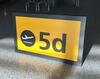 Illuminated '5d' Gate Sign - 3