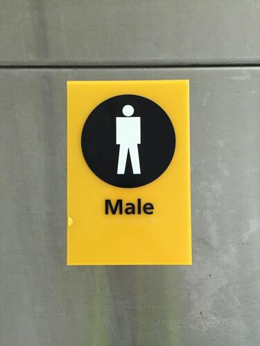 Men's Toilet Sign