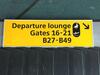 Departure Lounge, Gates 16-21, B27-49' Information Sign - 3