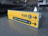 Illuminated Side Wall Mounted Terminal 'Baggage reclaim and Airline Information' Sign - 5