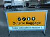 Outsize baggage' sign for reclaim 7 - 2