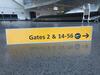 Gates 2 & 14-56 Directional Sign