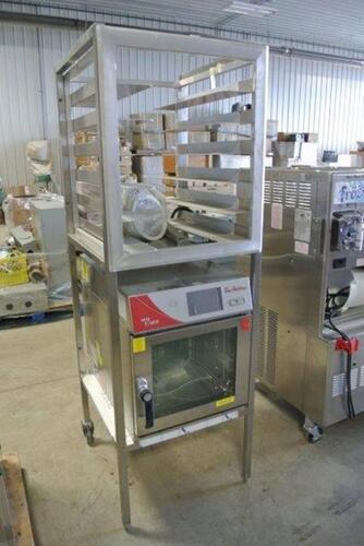 CLEVLAND MINI CONVOTHERM COMBI/OVEN STEAMER C/W STAINLESS STEEL STAND AND RACKS