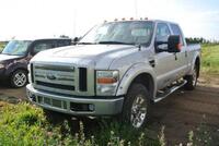 2008 FORD F350 TURBO DIESEL, LARIAT SUPER DUTY V8 POWER STROKE, 4DR, LEATHER INTERIOR, 277,369 KM SN# 1FTWW31R88EC57820