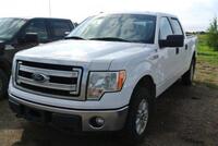 2013 FORD F150 XLT 4DR 138,042 KM, SN# 1FTVW1EF9DKE73672