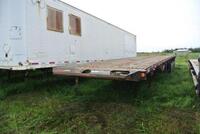 2002 48FT MANAC TRIDEM FLAT DECK TRAILER SN# 2M513146621-80877