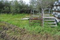 LOT OF ASSORTED TRAILER STEPS