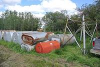 LOT OF ASSORTED FUEL TANKS AND STANDS