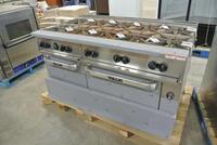 VULCAN 10 BURNER, 2 OVEN COMMERCIAL GAS RANGE