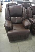 BROWN ELECTRIC RECLINER CHAIR