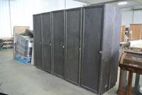 LOT OF 11 WOODEN WARDROBES