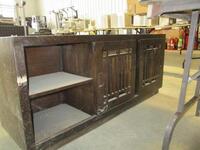 1 WOODEN LOW CABINET