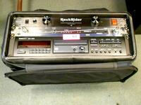 RACKRIDER LIGHT MODULE W/ SAMSON WIRELESS SYSTEM AND TASCAM CD-150 W/ CARARYING CASE