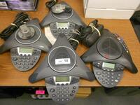 LOT OF 4 ASST'D POLYCOM SOUNDSTATION