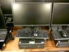 LOT OF 2, HP ELITEDESK 800G1 SFF CORE i7 VPRO 500 HD, 8GB RAM, 24'' DISPLAY KEYBOARD,MOUSE (NO OPERATION SYSTEM)