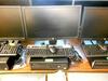 LOT OF 2, HP ELITEDESK 800G1 SFF CORE i5 VPRO 1.0TB HD, 8GB RAM, 23'' DISPLAY KEYBOARD,MOUSE (NO OPERATION SYSTEM)