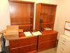 U SHAPE DESK W/ HUTCH ,2 2DRW LATERAL W/ BOOKCASE, 2DRW FILE CABINET, 4 CHAIRS (FURNITURE ONLY ) (DELAYED PICKUP 10/26/18 THRU 10/31/18 ) - 3