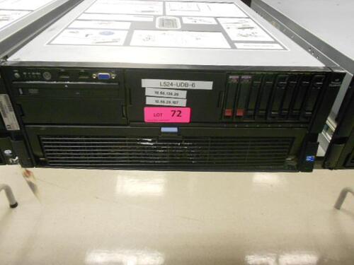 HP PROLIANT DL580 G5 WITH 2 X 146GB 10K HARD DRIVES