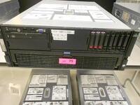 HP PROLIANT DL580 G5 WITH 2 X 72GB HARD DRIVES, 1 X 146GB HARD DRIVE