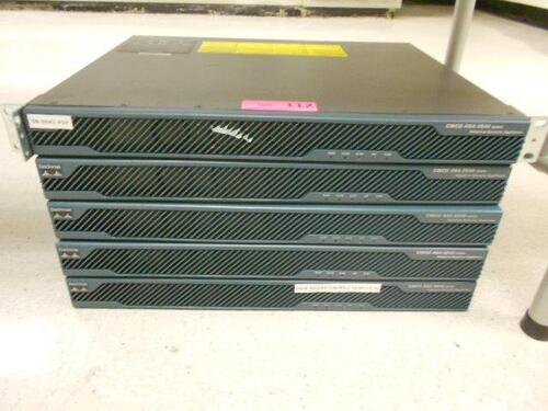 LOT OF 5, (4) CISCO ASA 5540 WITH CISCO ASA SSM-20 MODULES AND (1) CISCO ASA 5540 WITH NO MODULE