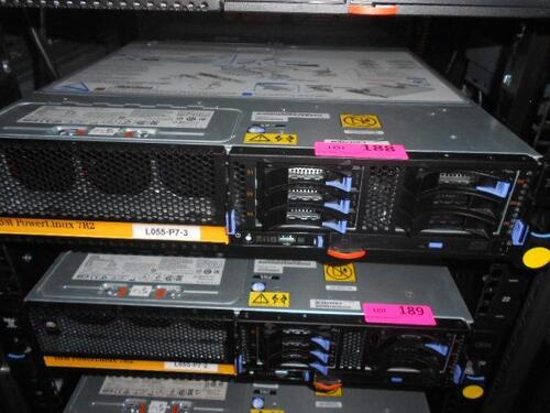 IBM Power 8: Model 8247-22L, CPU 16x4.1Ghz cores, 256GB RAM, 4x146GB HDD'S